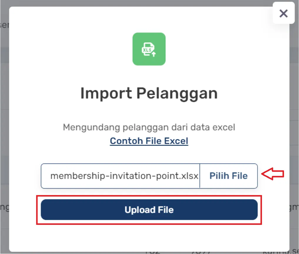 Impor Data Pelanggan Bliss